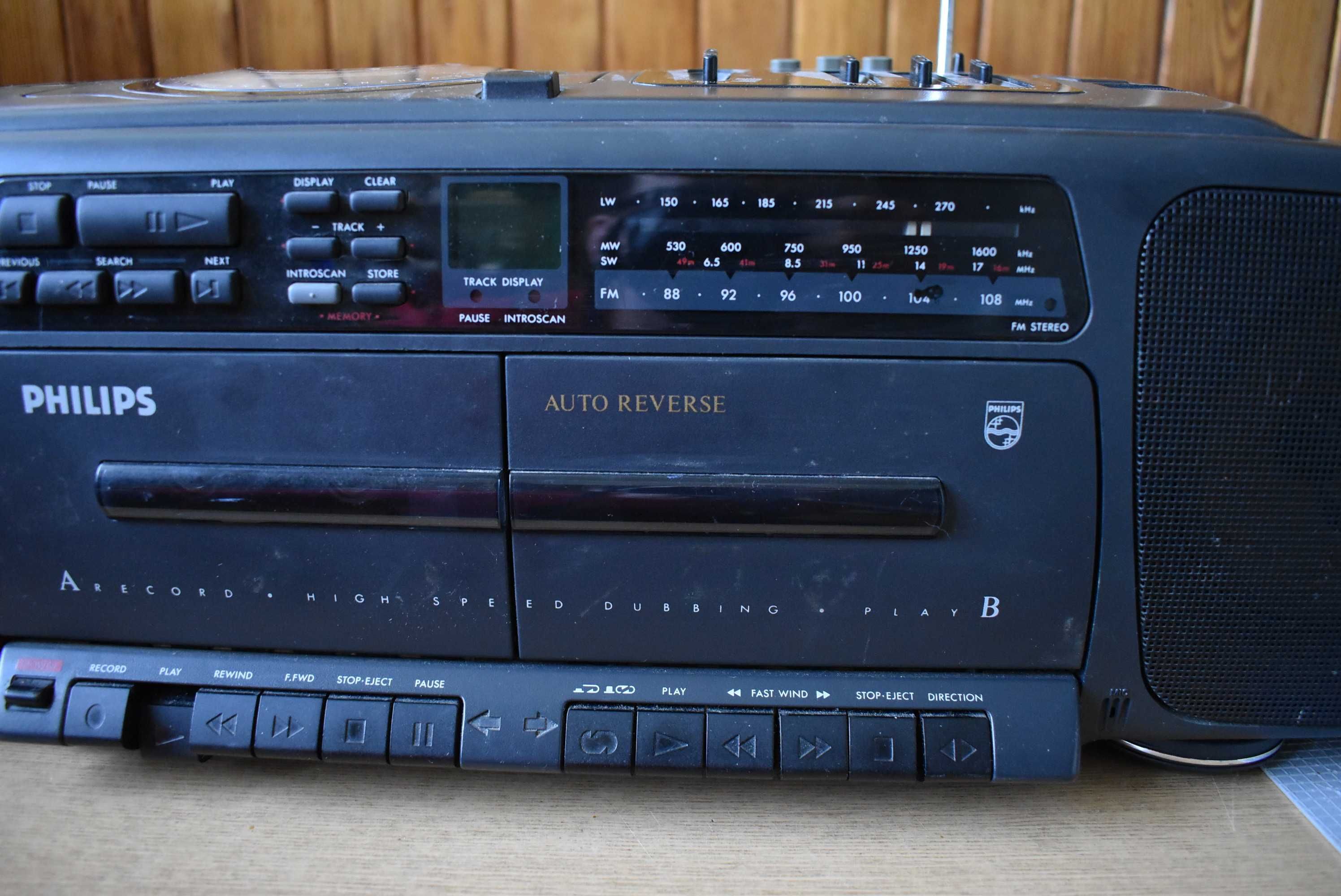 Radiomagnetofon Philips autorewers, cd