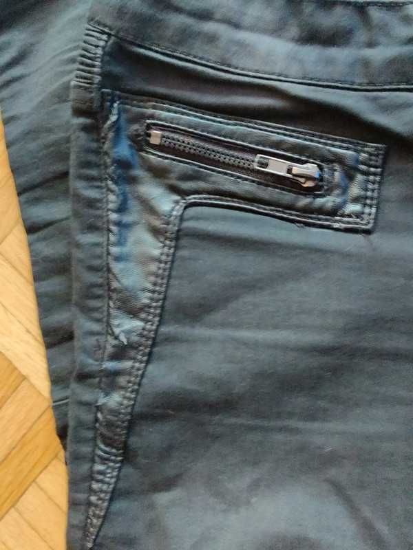 spodnie rurki slim giorgia jeans rock metal
