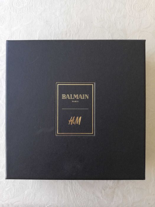 Brincos Chandelier Balmain for H&M White Crystal