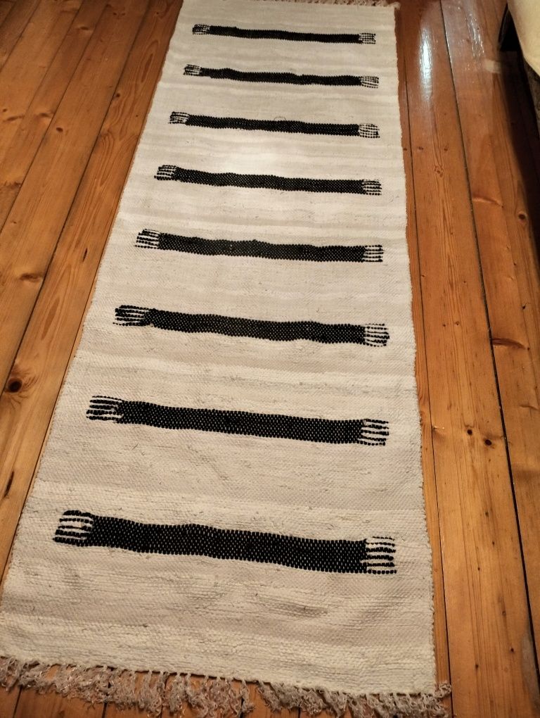 Chodnik ręcznie tkany na krośnie, dywanik