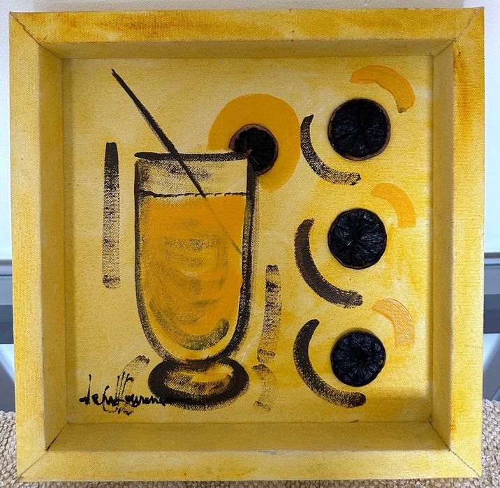 Quadros decorativos, artesanais.