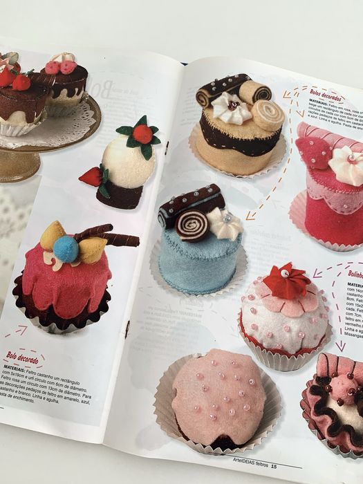 Conjunto 2 Revistas Arte Ideias - Feltros