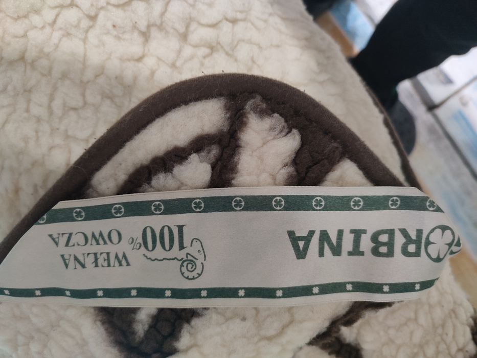Narzuta na łóżko PRL wełna naturalna