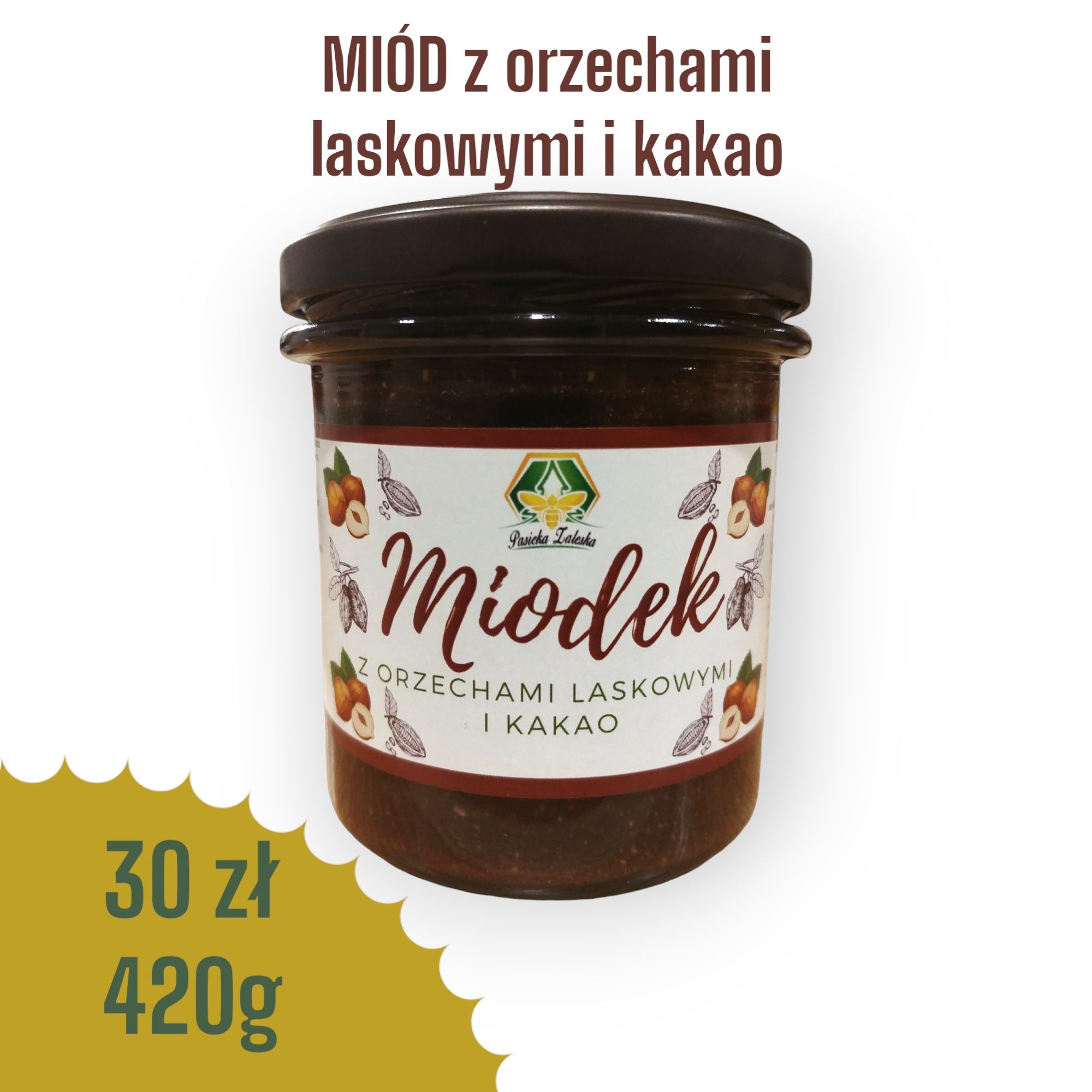 MIÓD z dodatkami, Malina, Cytryna, Porzeczka, KAKAO, Pigwowiec