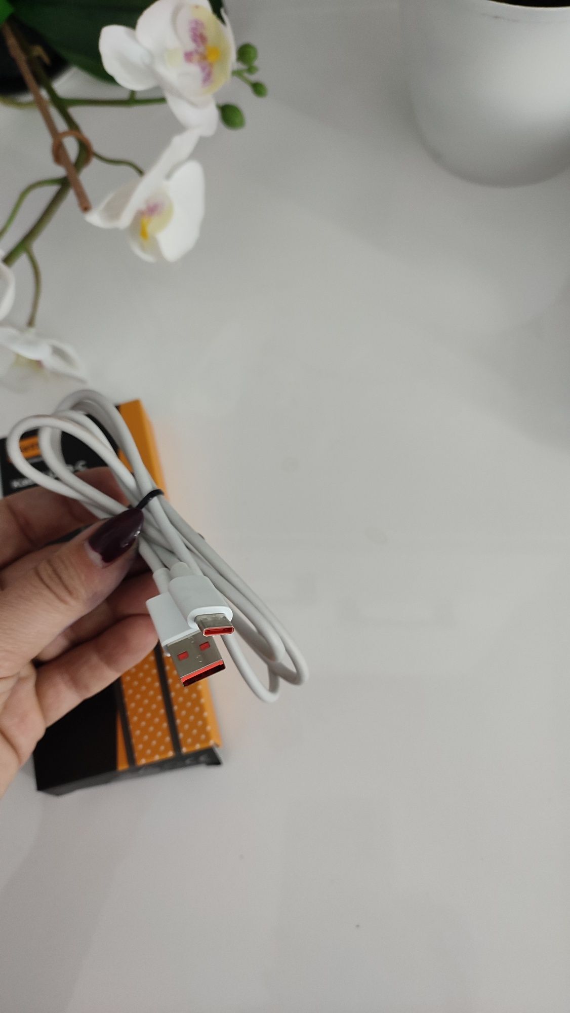 Kabel USB C nowy setty 1 m transmisja danych