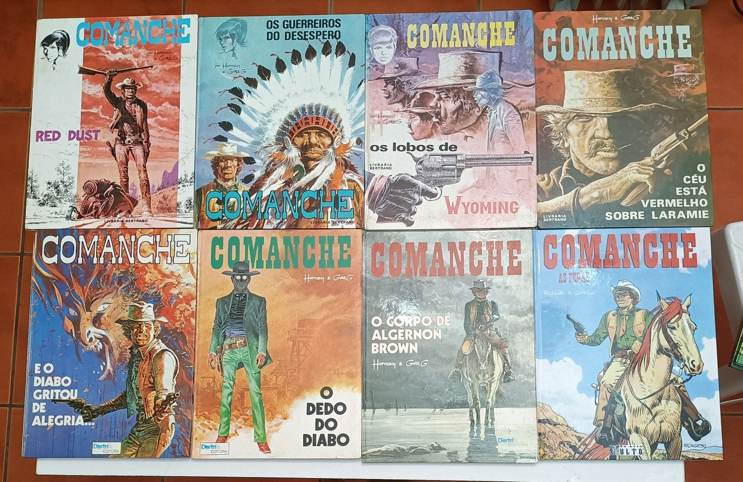 60 Livros A4 Herman, Jeremiah, Bois-maury, Bernard Prince, Comanche...