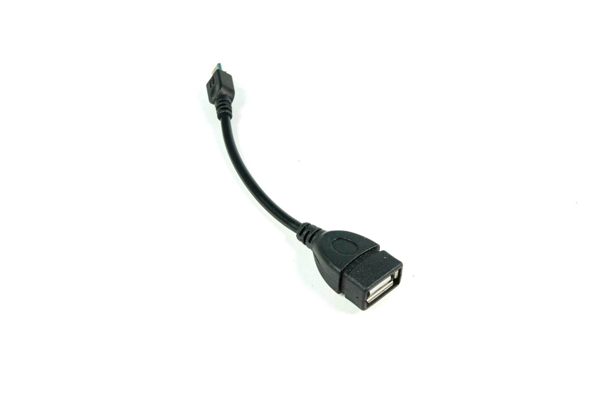 Cabo USB A (femea) - micro-USB OTG 0.15m
