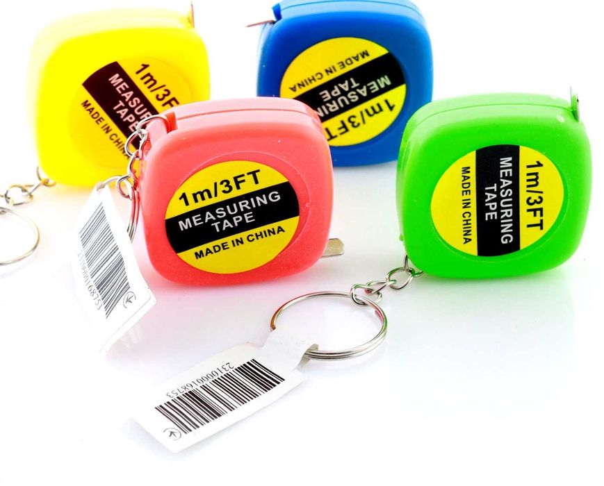 Рулетка мини Брелок для ключів рулетка линейка 1 м