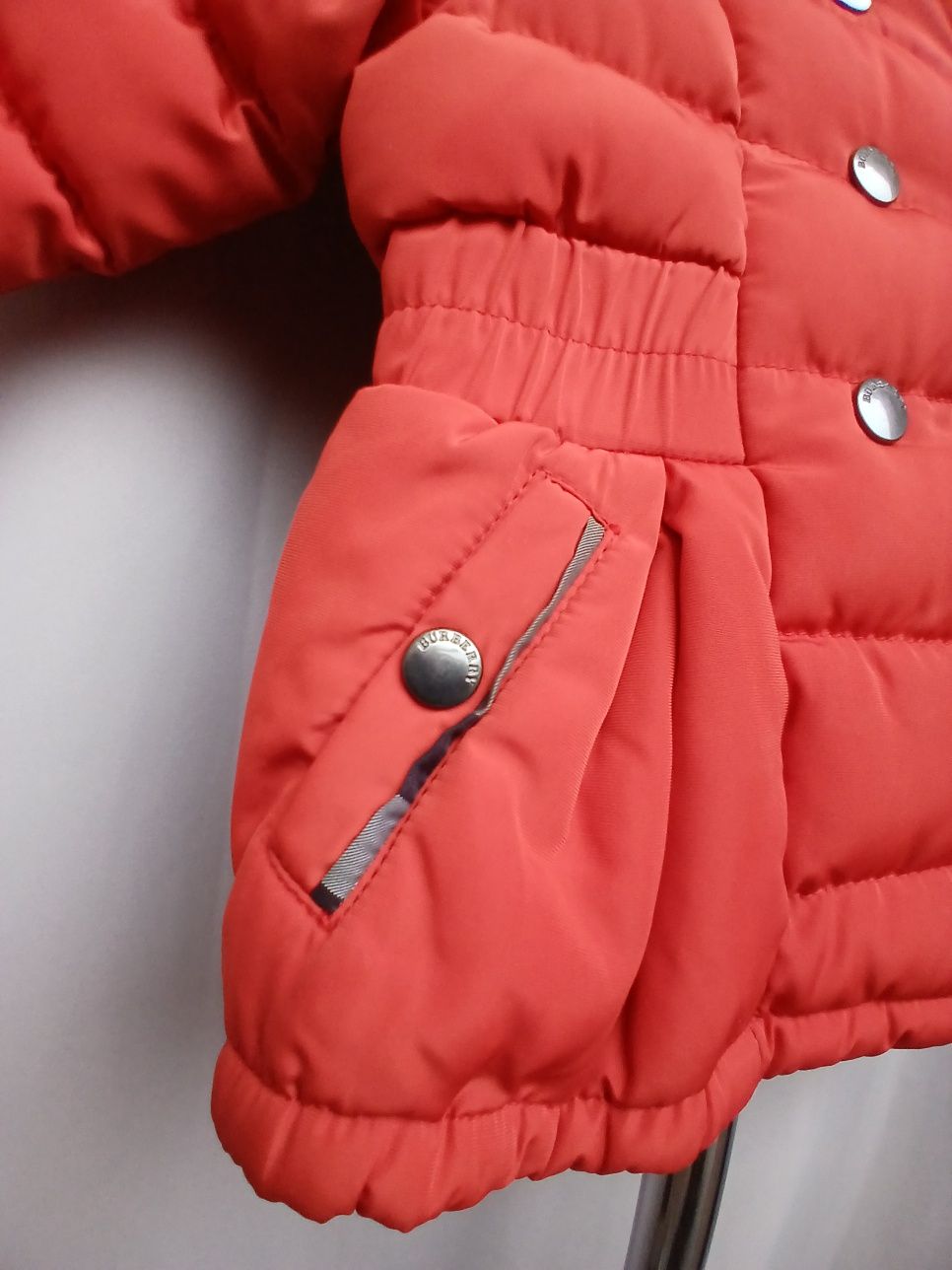 Burberry/ceglasta kurtka wiosna-jesień od 6 miesięcy