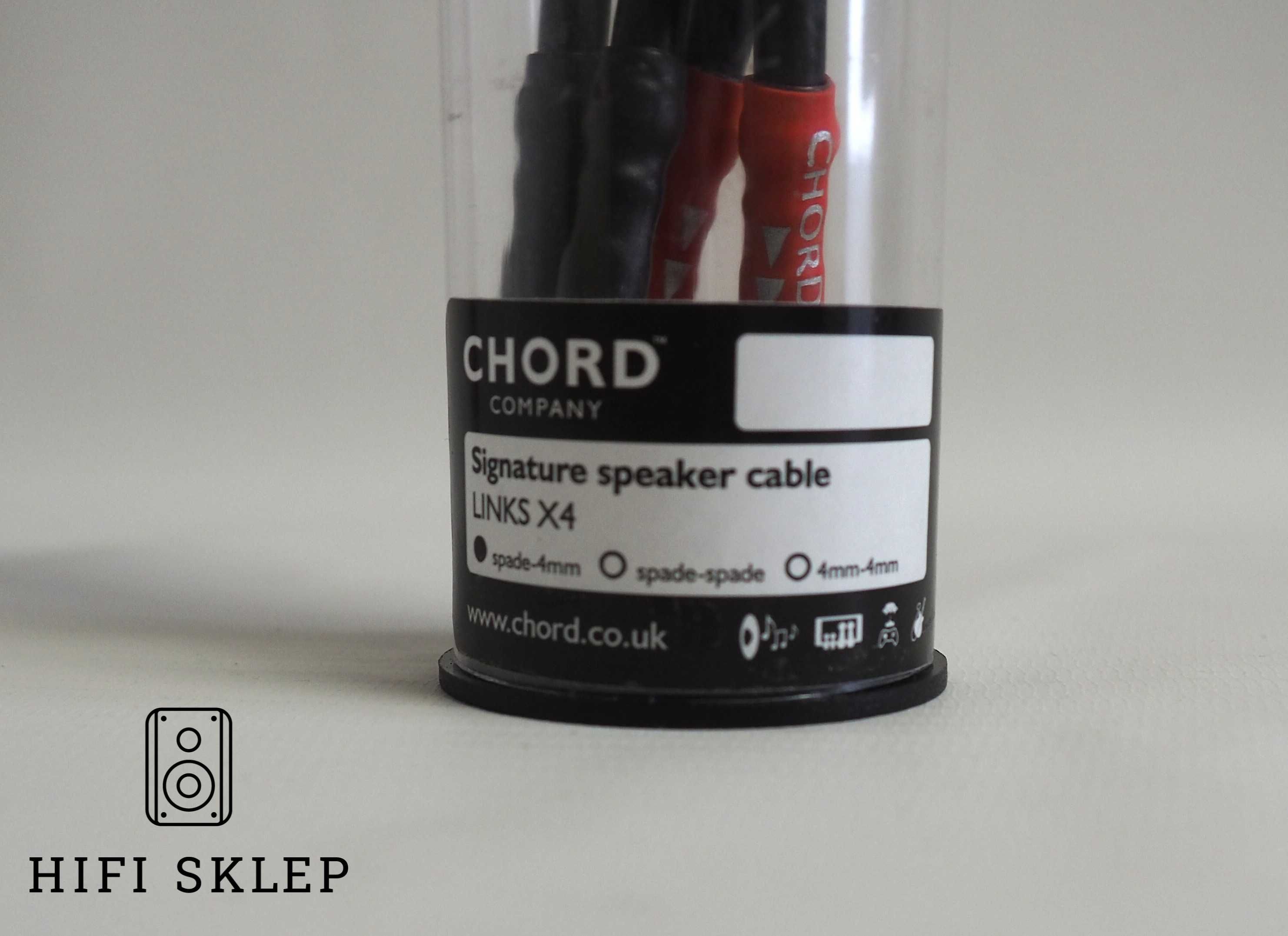 Zworki głośnikowe SIGNATURE Chord ohmic  - SPA-BAN/Promocja !!!