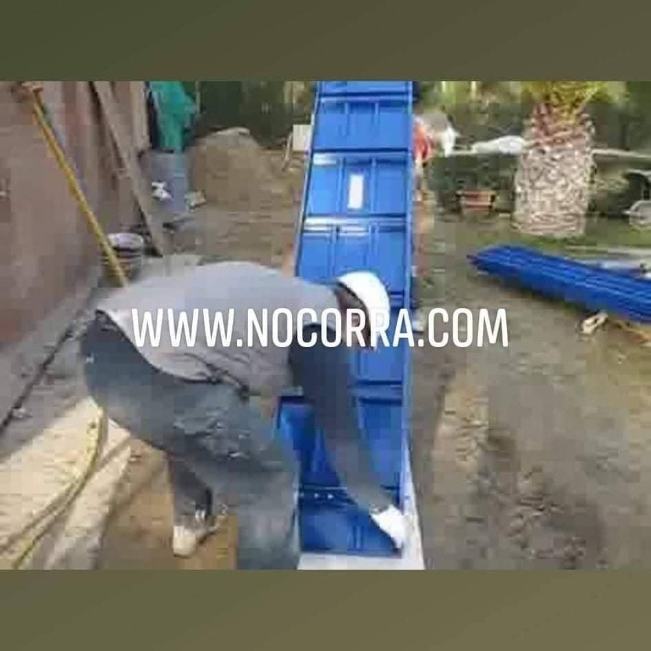 Cofragem pilares em chapa lacada