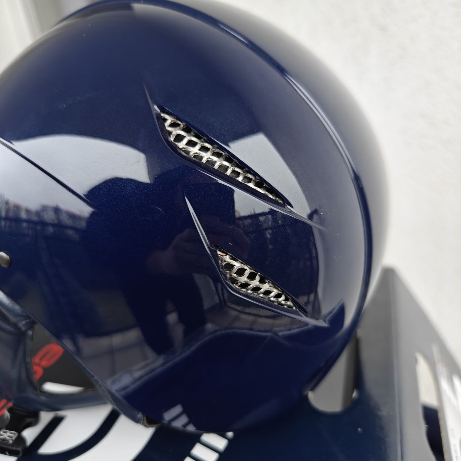 Nowy jeździecki Kask GPA easy 2x glossy navy 58