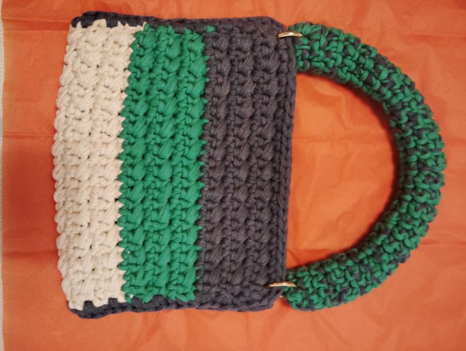 Lindas bolsas de crochet.