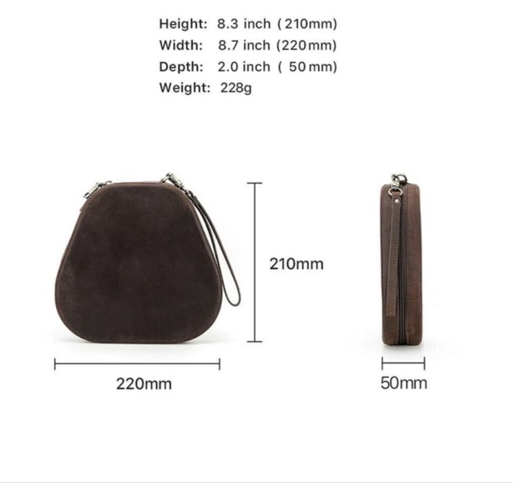 Шкіряний чохол/кейс/футляр для airPods max