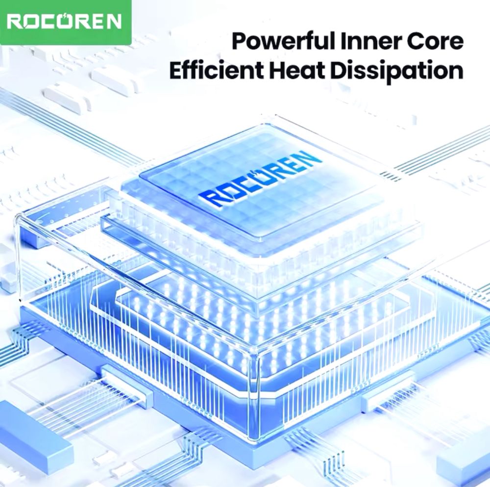 Зарядное устройство Rocoren PD 20W GaN / Зарядний пристрій Rocoren