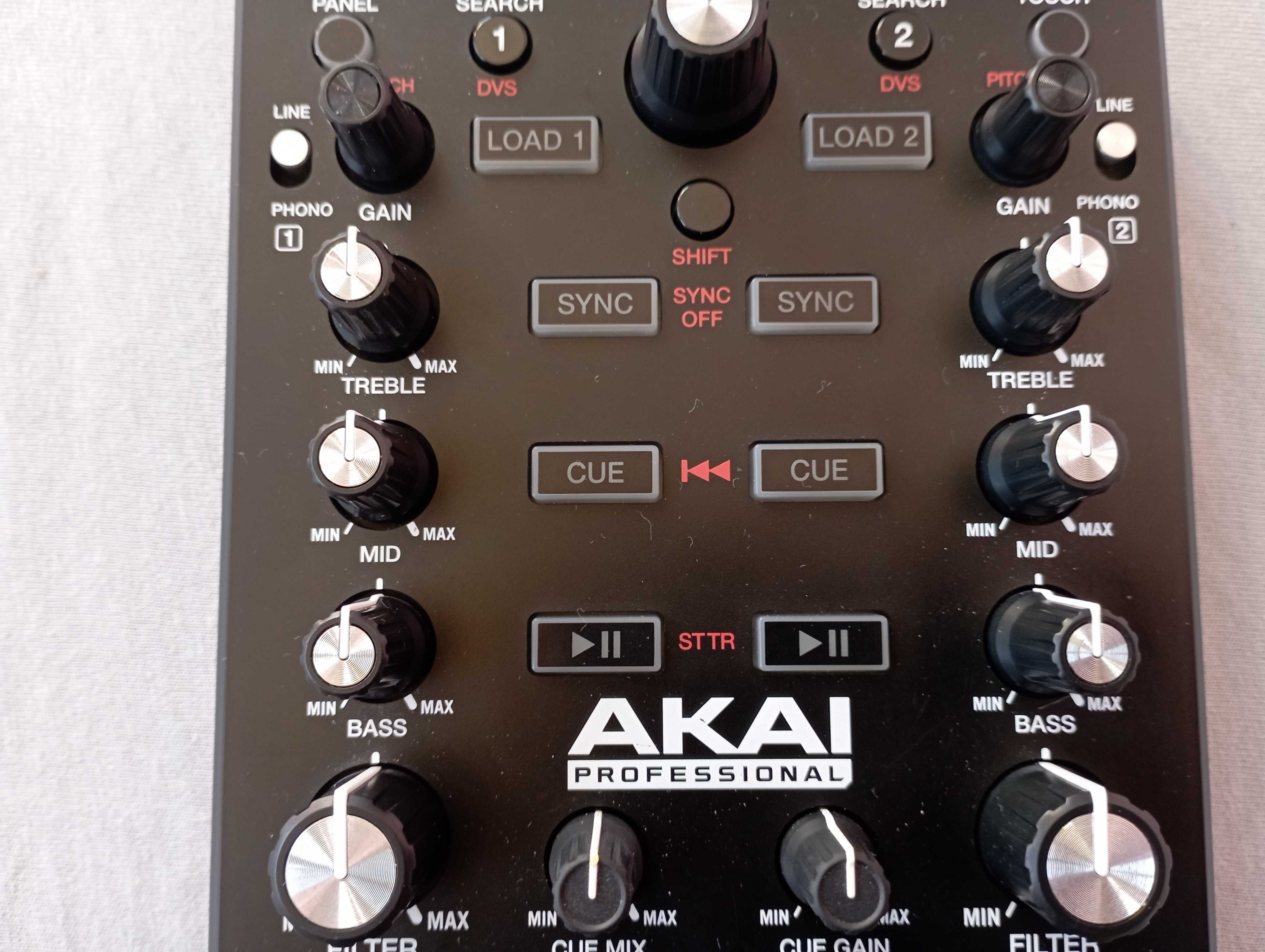 Akai AMX Mixer Mikser Dj Djski dwukanałowy USB