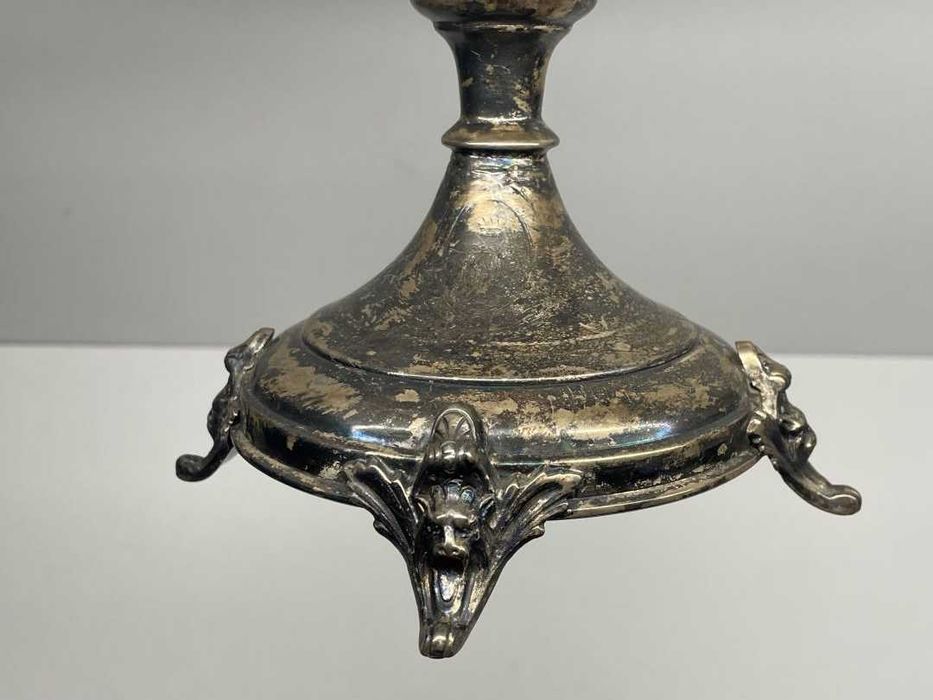 Srebrny Świecznik SECECJA - 331g Victor Nuber - AUSTRO-WĘGRY (Wiedeń)