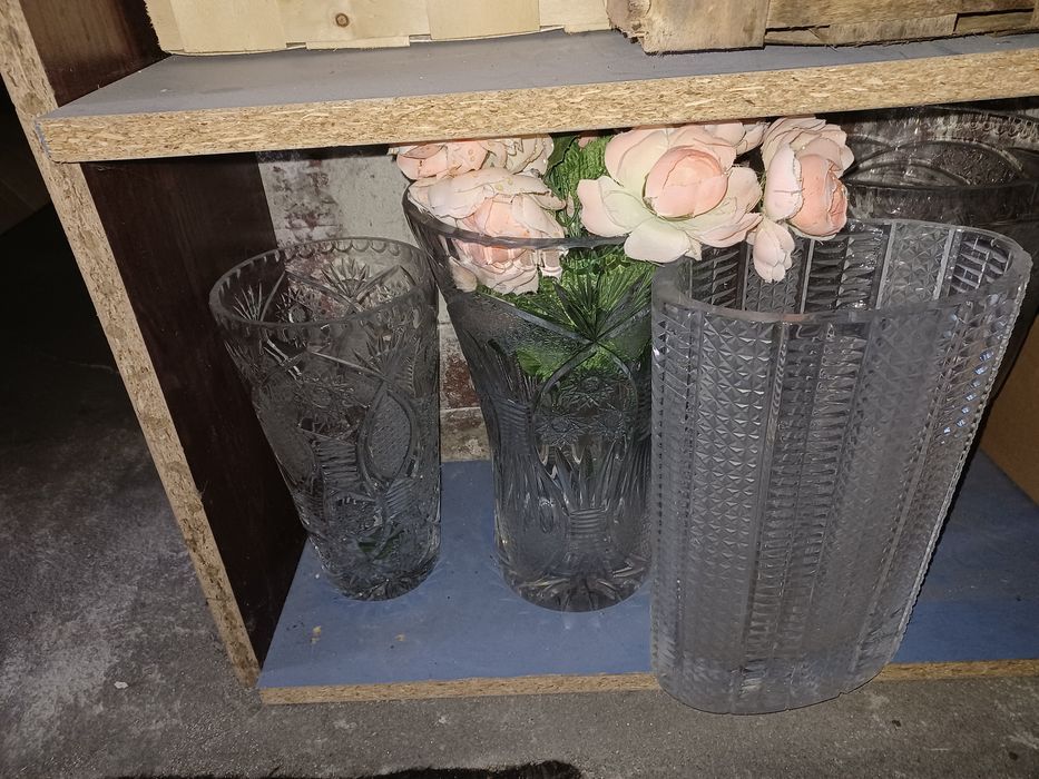 Wazon kryształy duzy pojemny