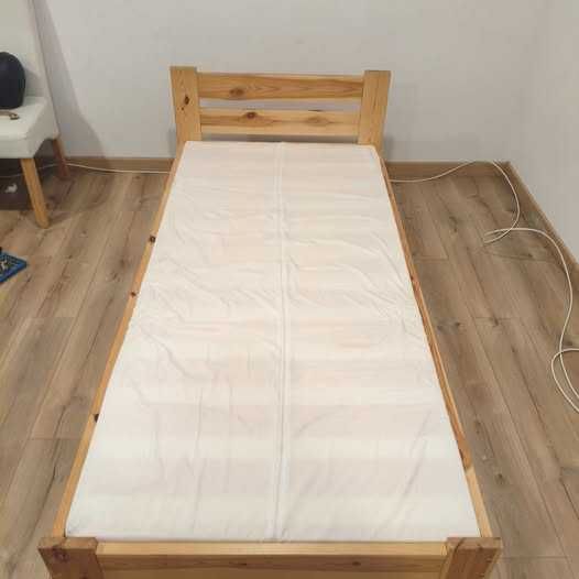 Łóżko drewniane pod materac 90x200
