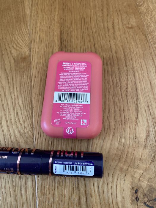 Roż do policzków mascara nyx cosmetics buttermelt blush maybelline sky