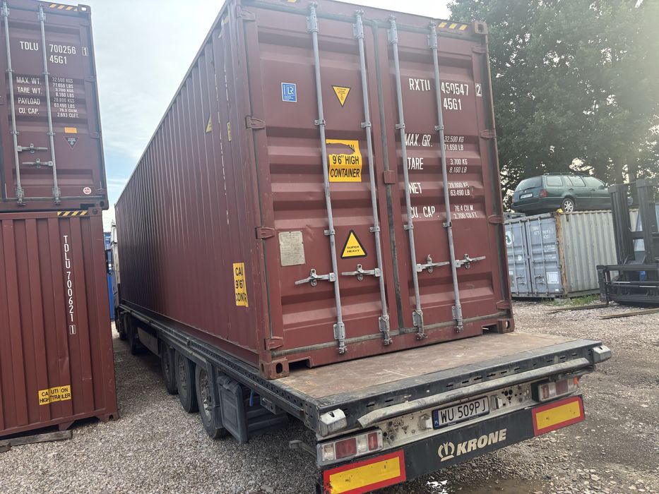 Kontener morski 40hc rocznik 2021/22