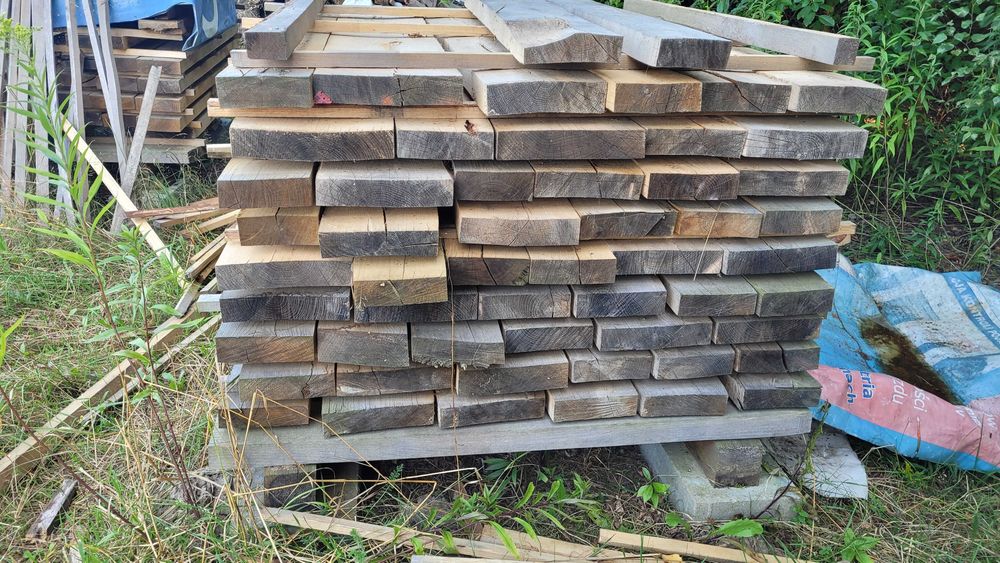 Dębowe bale 8cm grubości, 2m długości