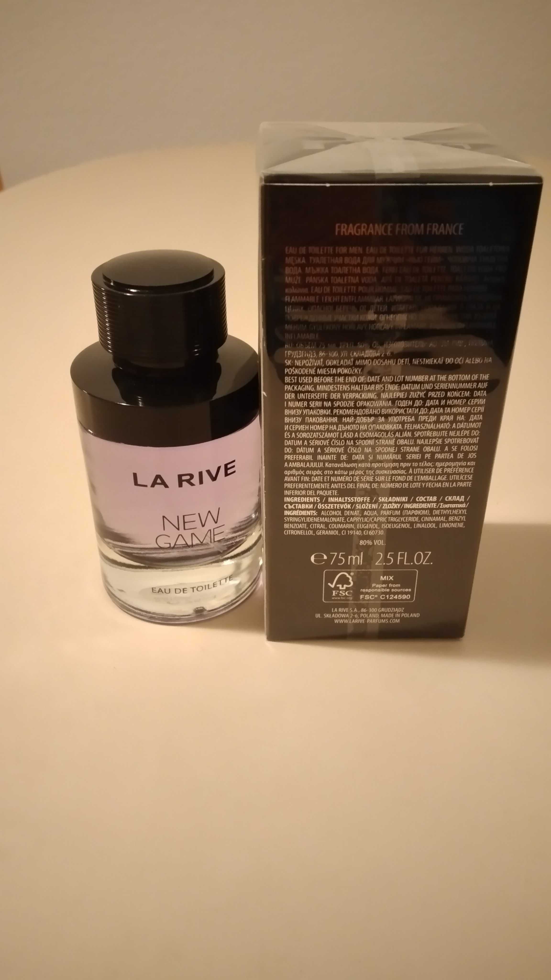 LA RIVE NEW GAME Man Eau de Toilette 75 ml