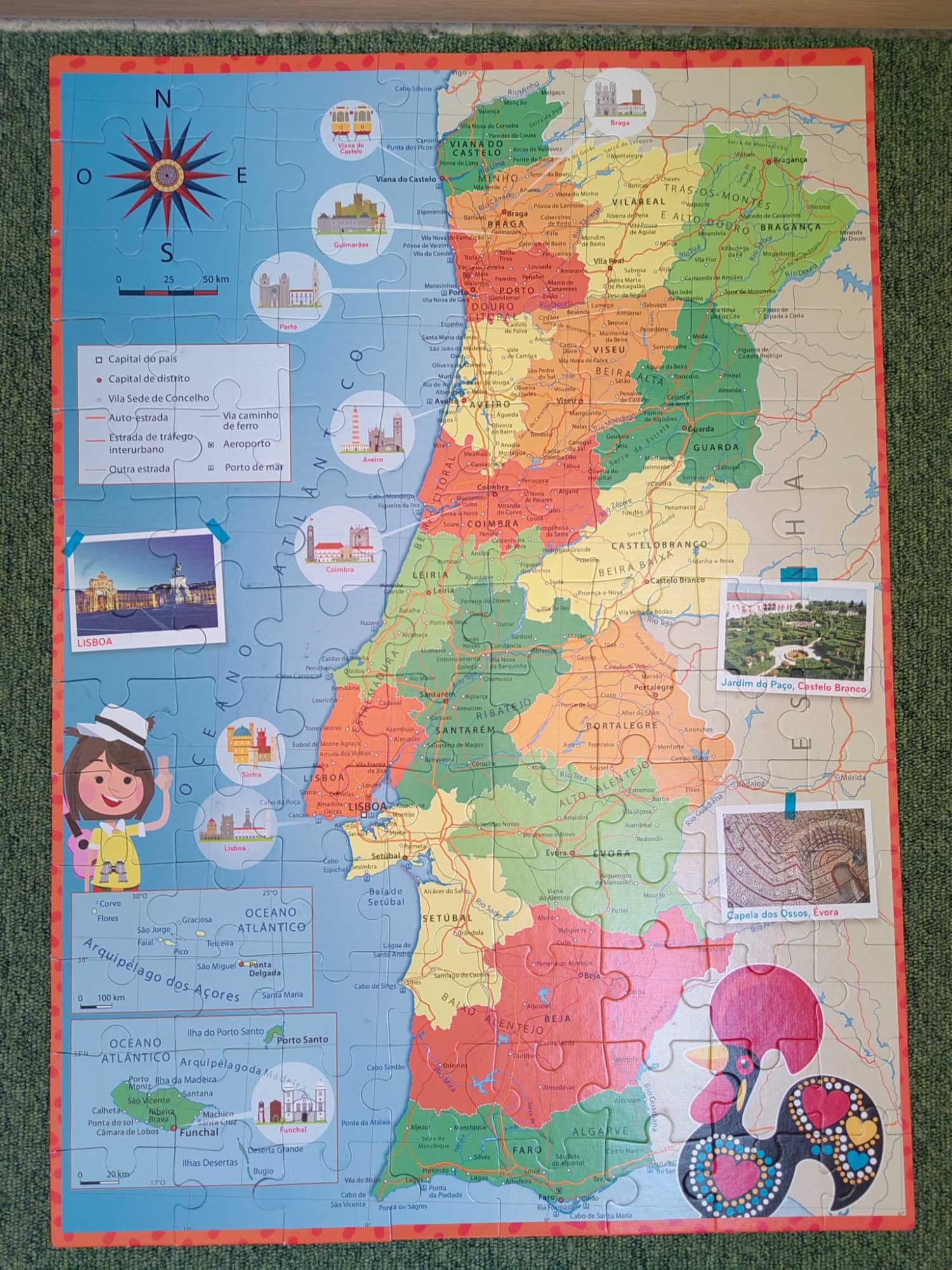 Puzzle À Descoberta de Portugal Clementoni