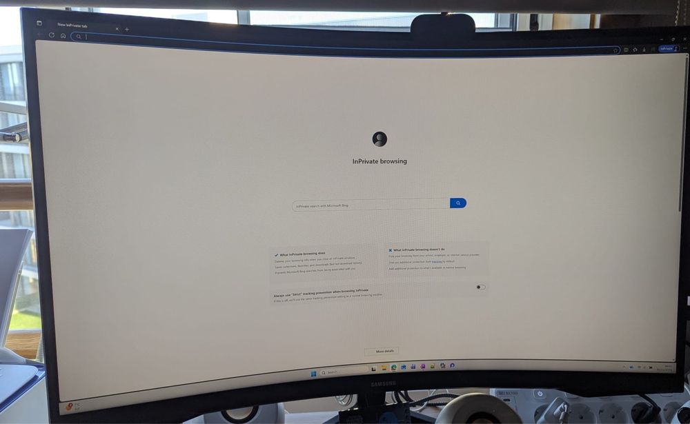 Monitor curvo 32” Samsung Odissey G5