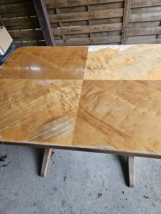 Stół drewniany akacja do renowacji