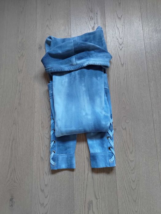 Bluza Hollister S kangurka z kapturem niebieska mega jakość kurtka