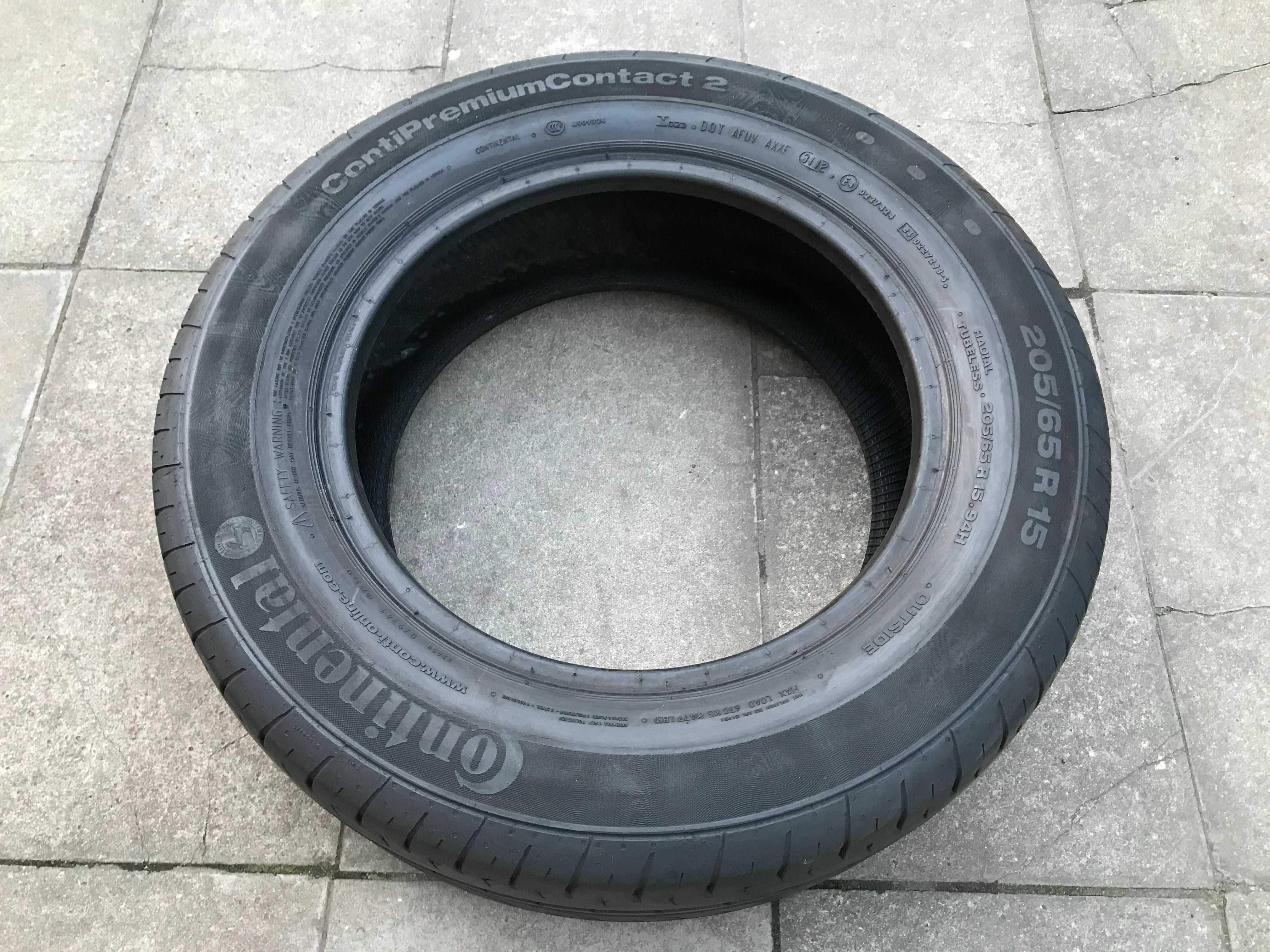 Opony letnie 205/65/15 205/65R15 94H Continental ContiPremiumContact 2