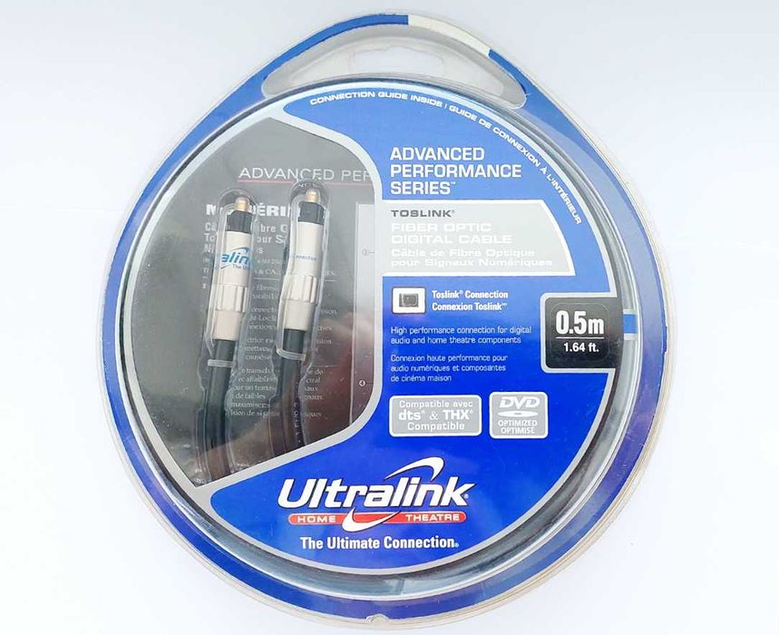 Кабель оптичний Toslink Ultralink UDT-0.5M Fiber Optic 0,5 м Канада