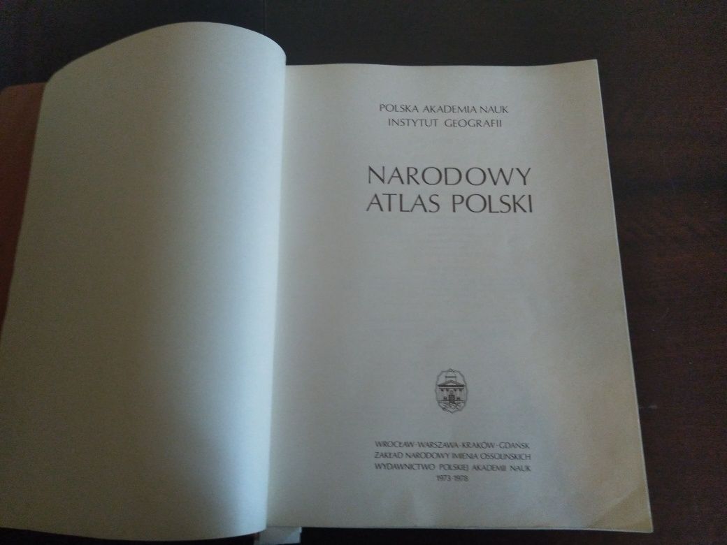 Narodowy Atlas Polski i 5 tomowa encyklopedia