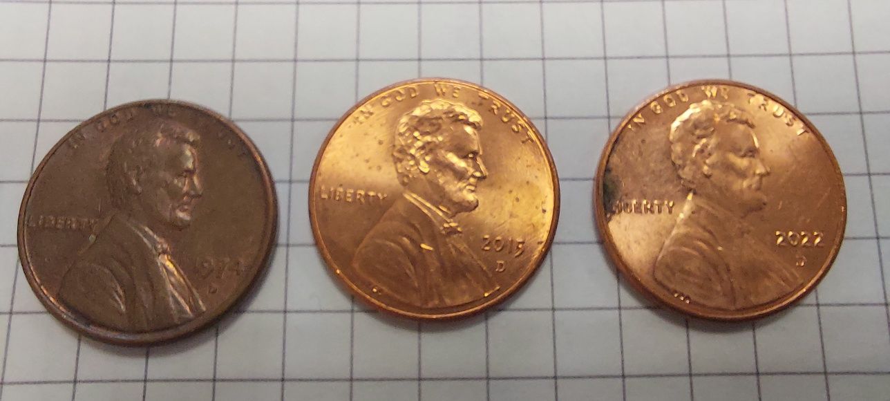 USA monety cent amerykański Coins zestaw