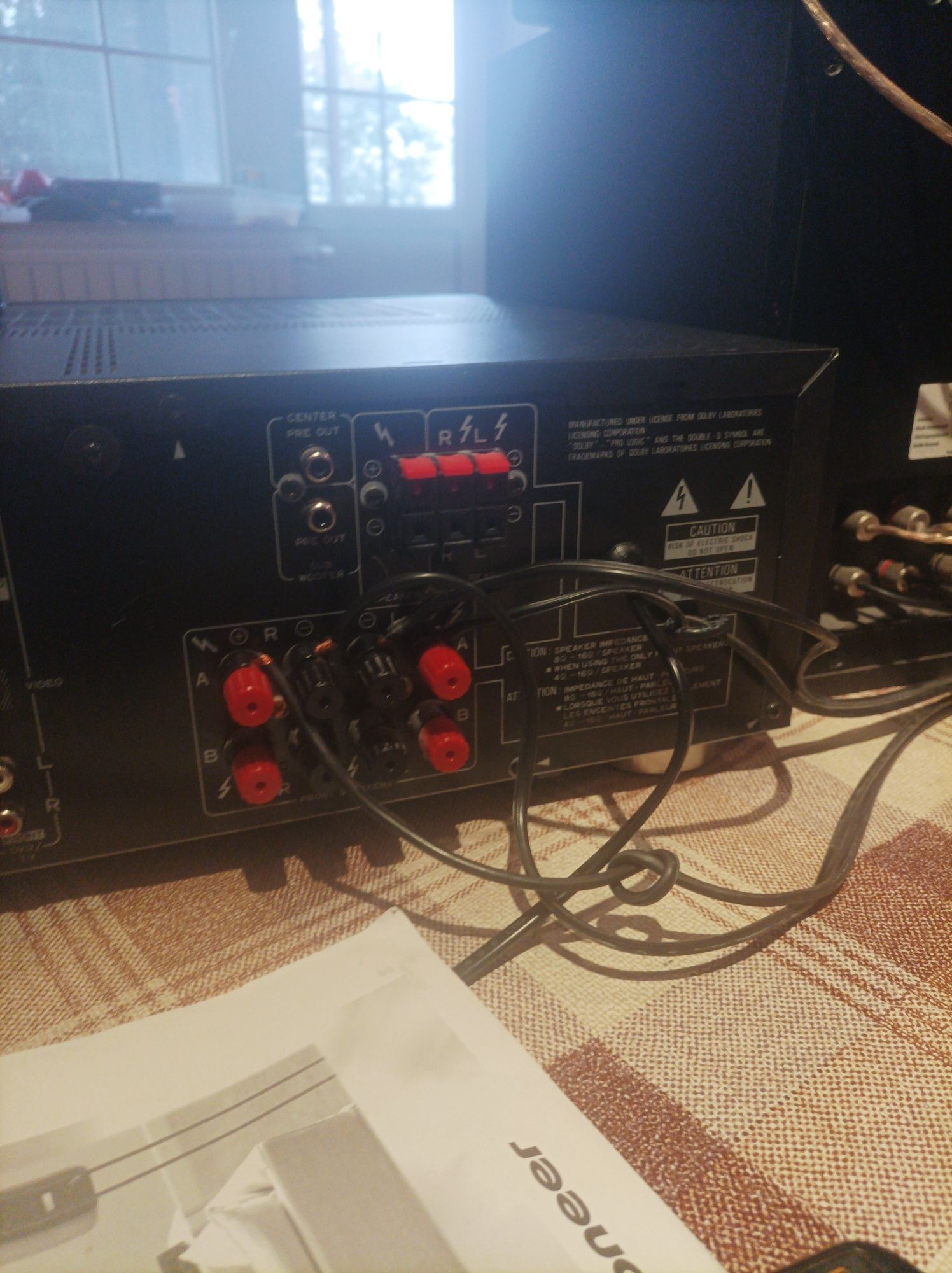 Pioneer VSX-708 RDS,5,1, pilot, papiery SUPER stan!