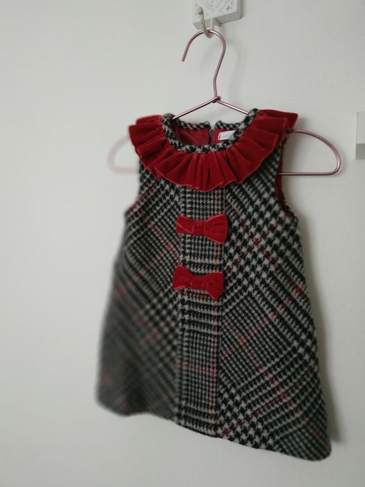 Vestido de Natal para bebé 12 meses