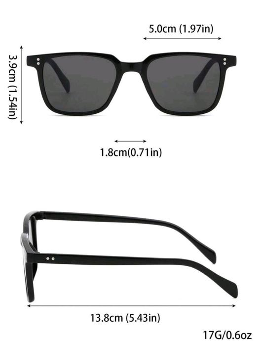 Kit com 12 Óculos de Sol Quadrados – Estilo e Proteção para Todas