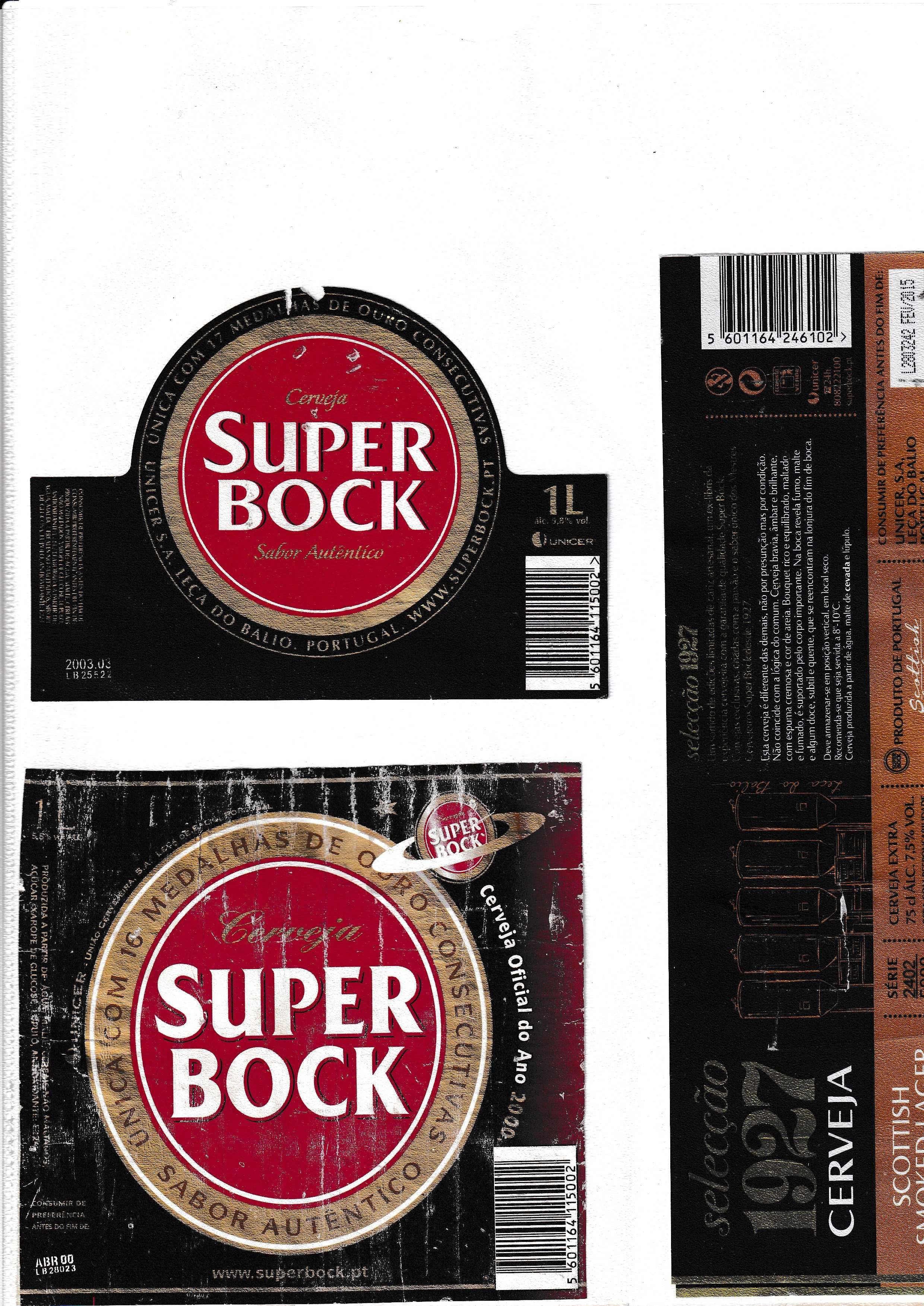 Rotulos  Cervejas Super-Bock