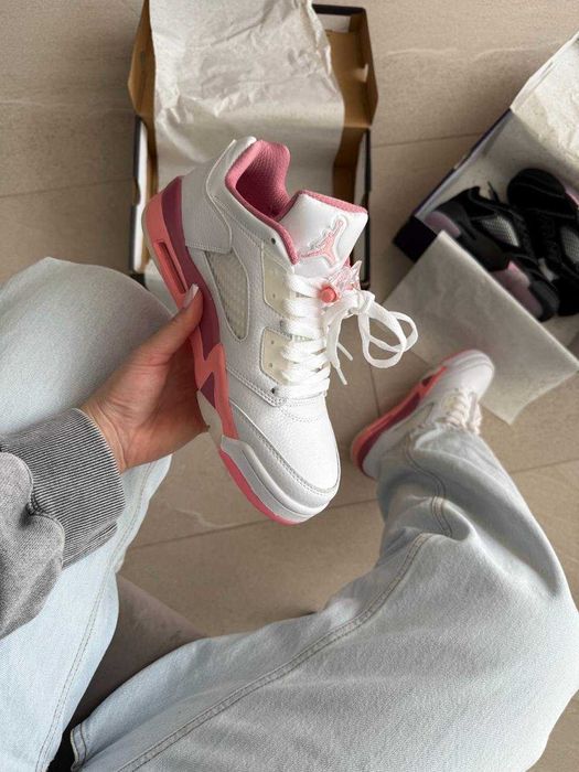 Женские кроссовки Nike Air Jordan 5 Retro Low Desert Berry 36-41 Хит!