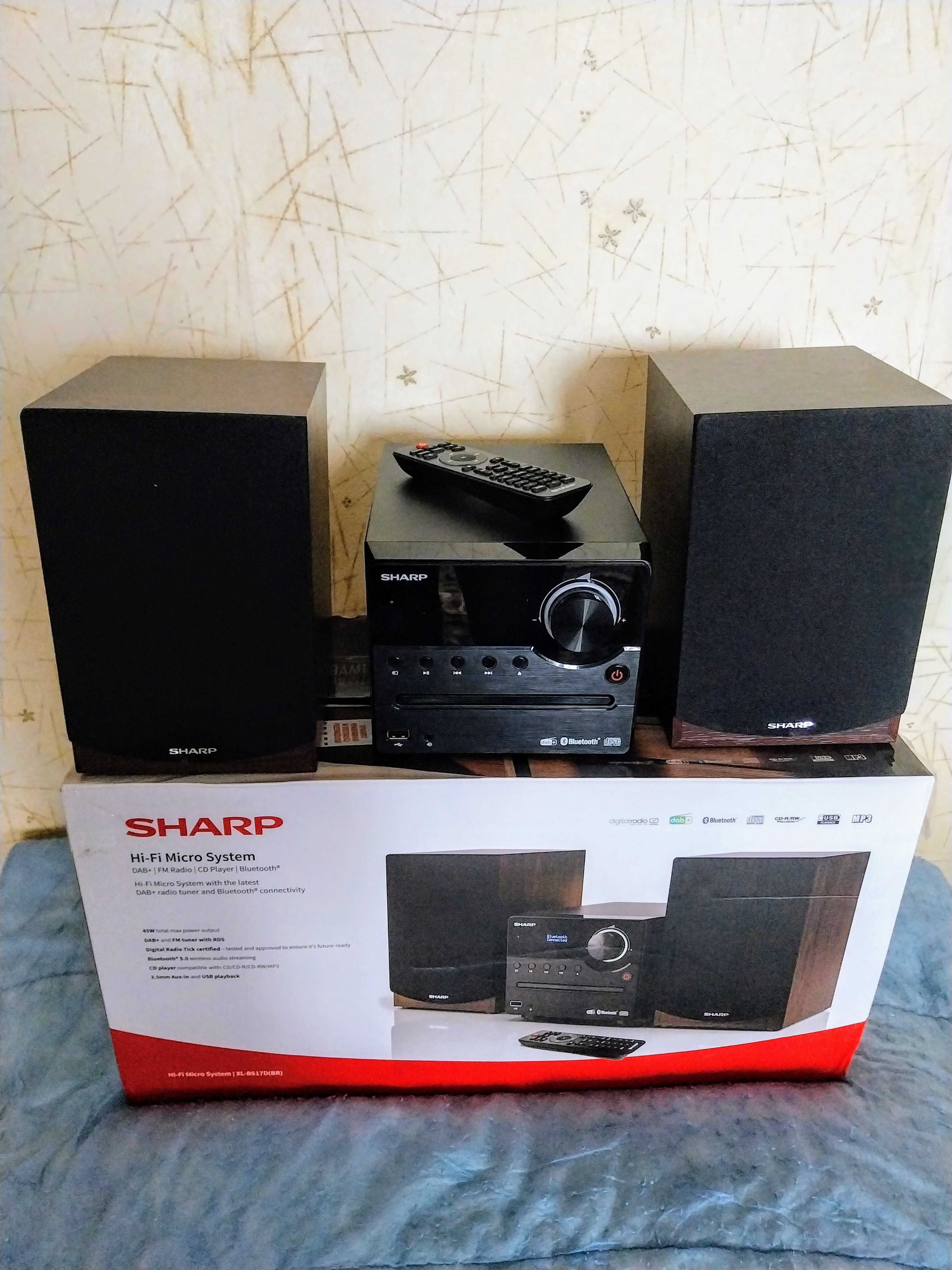 Malo uzywana wieza SHARP XL-B517D  na gwarancji