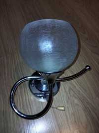 Lampa kinkiet- imitacja pękniętego szkła