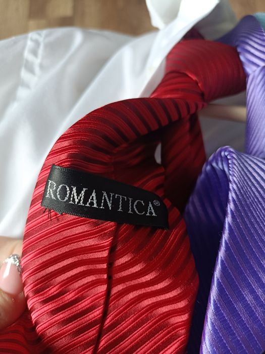 Trzy eleganckie krawaty