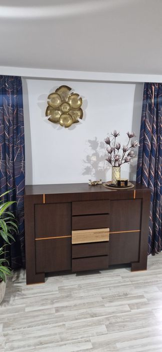 Podświetlane Meble Vox Modern kolor Venge stan b.dobry 3 elementy