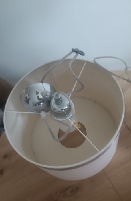 Zestaw lampa i klosz