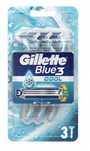 Gillette Maszynki do Golenia Blue 3 Cool 3 sztuki