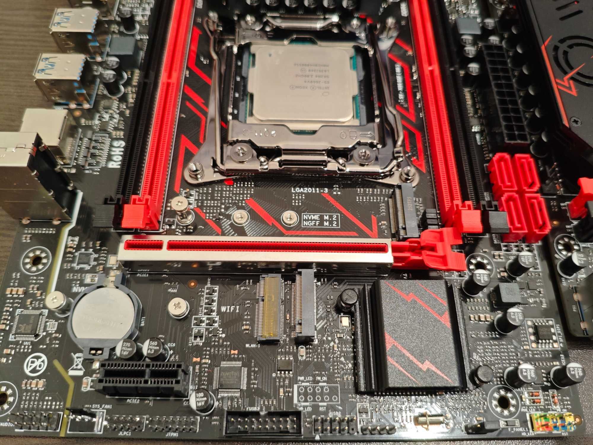 Комплект 2011v3 x99 BSF + 2650v3 / TPM 2.0 2660v4 ОЗУ 16Gb 32Gb DDR4