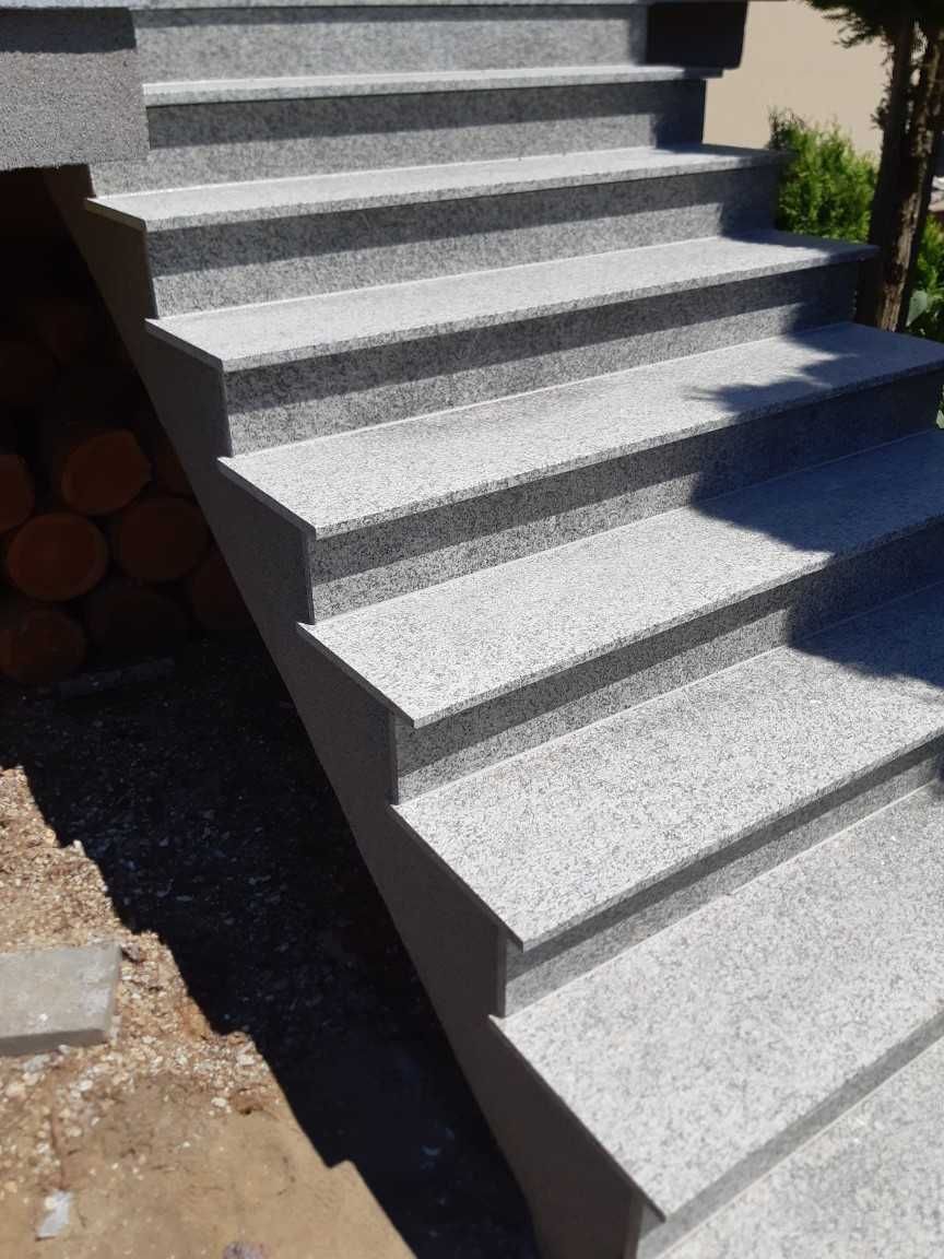 GRANIT na schody Schody granitowe Stopnica kamienna
