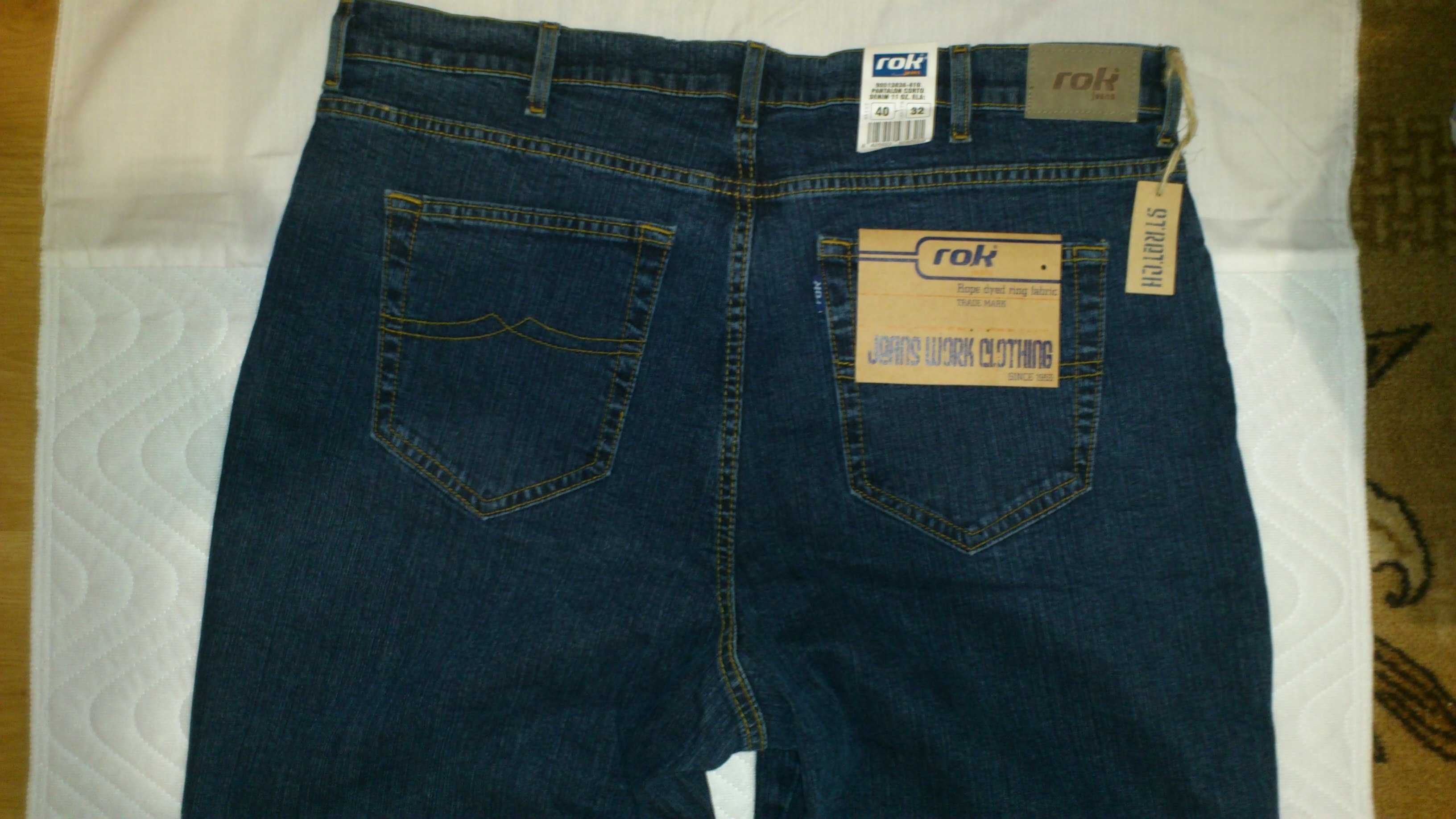 Джинсы рабочие ROK.НОВЫЕ, Испания,40/32,тёмно-синие,плотные,W-47,L-110