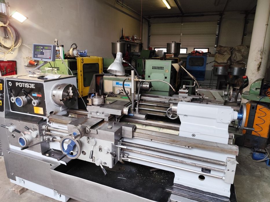 Tokarka do metalu CNC Weiler Poręba Tr 90 x 4000 Tos  Sn 40 Potisje